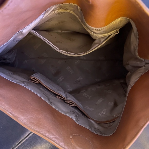 Franco Sarto Shoulder Handbag Purse Magnetic Closure Canadian Copper - Picture 5 of 9